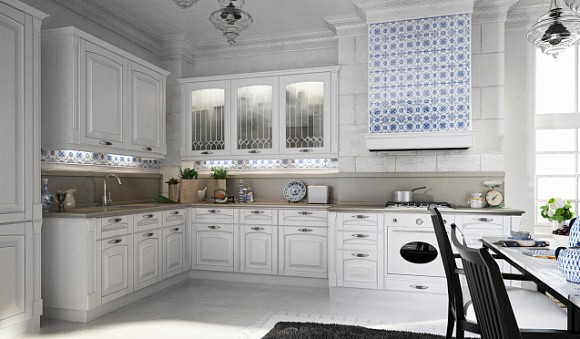 Белая кухня в Санкт-Петербурге