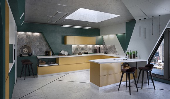 Желтая кухня в Казани