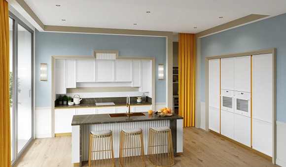 Белая кухня в Липецке