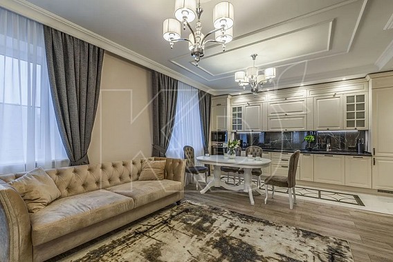 Интерьер кухни классика