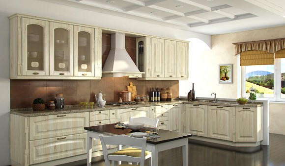 Белая кухня в Липецке