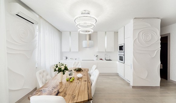 Белая кухня в Санкт-Петербурге