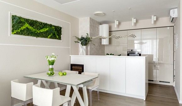 Глянцевая кухня в Санкт-Петербурге