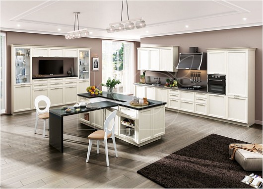 Дизайн классических угловых кухонь