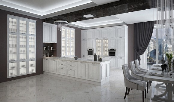 Кухни в белом цвете