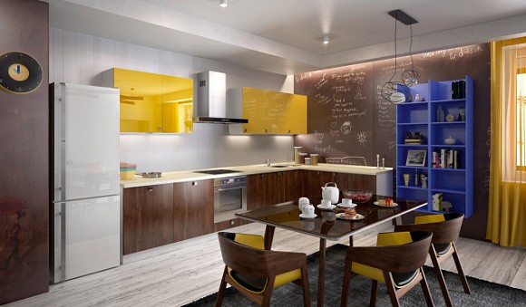 Желтая кухня в Казани