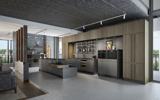 Кухня без ручек