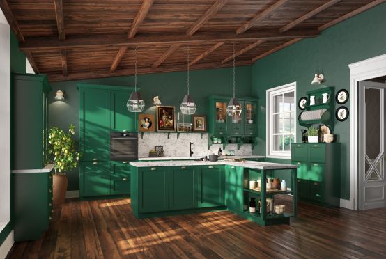 Матовые или глянцевые фасады кухни