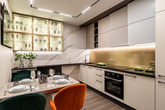 Самые модные цвета и формы кухонных гарнитуров в сезоне 2021-2022