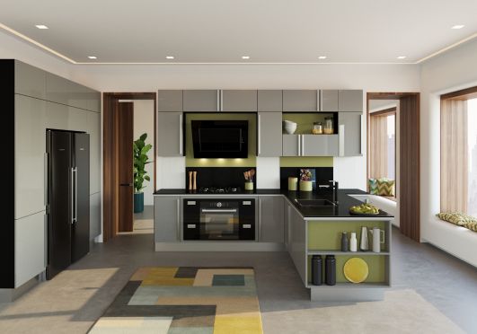 кухонный гарнитур для маленькой кухни